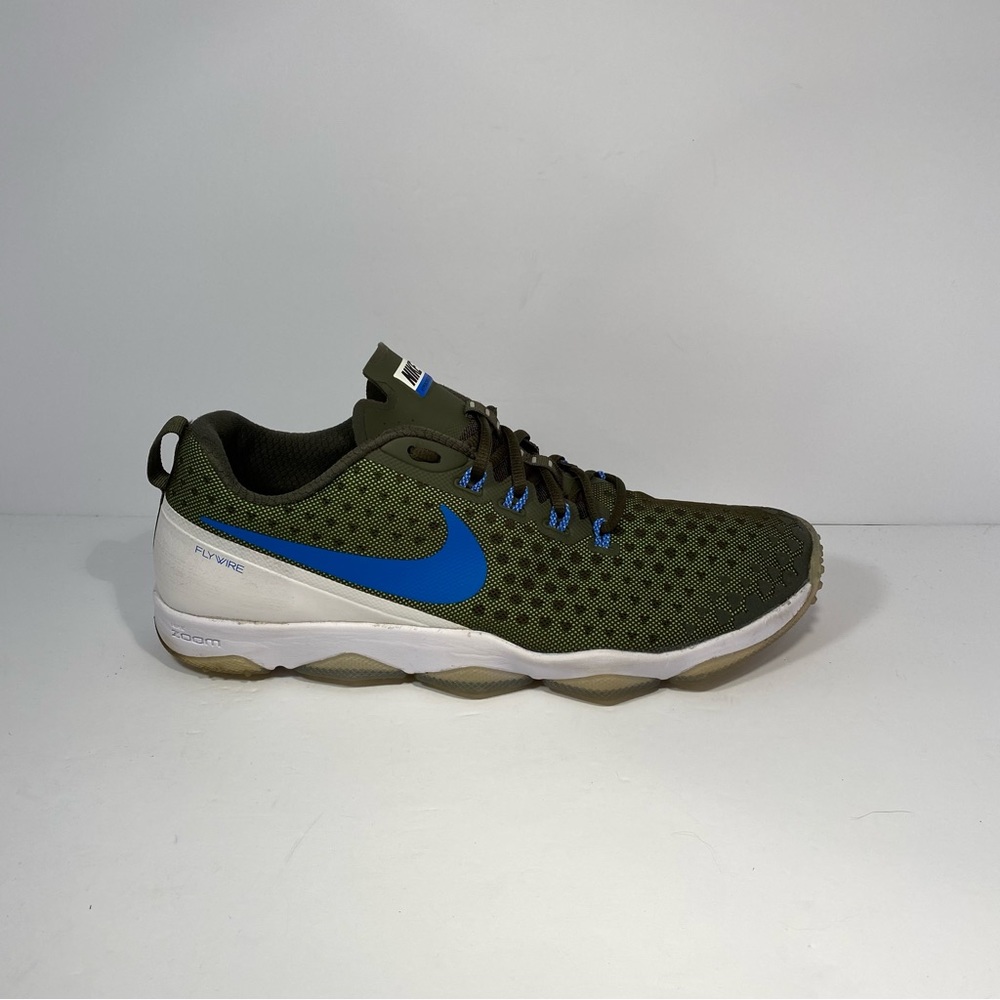 Nike Men's Zoom Hypercross TR2 Flywire Training Shoes Size 13 Green/Black/Blue